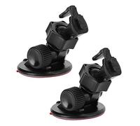 Zunate Pequeño Mini Soporte de Pegamento de 40 Mm con Cabezal de Bola de Rotación de 360°, Soporte Adhesivo Ajustable y Seguro, 2 Piezas para Grabadora Dashcam HD H3013 de 40 Mm (Hebilla única con