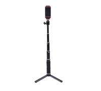 Zunate Phone Tripod Selfie Stick Extendable Portable Desktop Stand | Diseño plegable compacto, construcción de aleación de aluminio, soporte de 3 patas, cabezal giratorio, kit de Vlogger de
