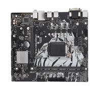 Zunate Placa Base para Computadora H410, Placa Base LGA 1200 Dual DDR4 DIMM Micro ATX con Salida DVI y VGA, Puertos Serial ATA III, PCI E X16, RJ45, PCI E 3.0