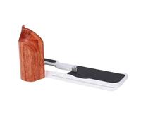Zunate Placa de Liberación Rápida con Soporte en L de Aluminio para Cámaras V1 con Agarre de Madera para un Posicionamiento Estable (Silver)