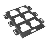 Zunate Placa de Montaje para Almacenamiento de Herramientas Placa Base de Acero Inoxidable Resistente para Caja de Herramientas de Embalaje Fácil Instalación para Proyectos Personalizados