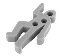 Zunate Portalápices de Escena del Crimen, Regalo único para Organización de Escritorio, Divertido Portalápices de Escritorio para Decoración del Hogar, Oficina, Plástico, 4x2,5 Pulgadas (GRAY)