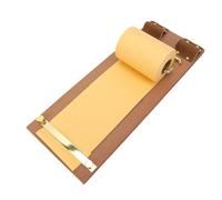 Zunate Portapapeles Pequeño de Madera con Rollo de Papel, Tablero de Notas Colgante para Listas de Comestibles de Cocina, Bloc de menú para Servidor, Bloc de Notas Recargable para Oficina, Hogar,