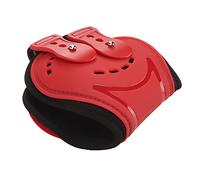 Zunate Protector de Pierna Delantera de Caballo Transpirable, Absorbente de Impacto, Ligero, Rojo para Espectáculos de Salto (M)