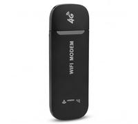 Zunate Punto de acceso USB 4G LTE, módem WiFi, adaptador de red USB de alta velocidad con ranura para tarjeta SIM, WiFi portátil Plug and Play para computadora portátil de escritorio (negro)