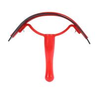 Zunate Rascador de Sudor de Plástico de Mano Eficiente y de Gran Superficie para un Secado Rápido Después del Baño de Caballos (rojo)
