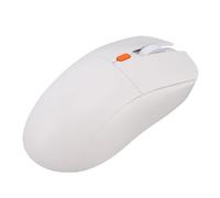 Zunate Ratón GPT con IA de 6 Teclas con grabación de Voz y Resumen con IA 2.4G BT1 BT2 ChatGPT inalámbrico Búsqueda por Voz y traducción de Palabras Ratón Recargable de 500 mAh para (White)