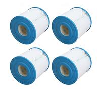 Zunate Reemplazo de Filtro de Vacío para Piscina SPA, Paquete de 4 |Filtro de Tela de Fibra de PP de 18,5x18 Cm para AF25 con Absorción de Suciedad y Diseño Plegado para un Servicio Más Prolongado