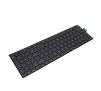 Zunate Reemplazo de Teclado 15 3552 5558 de Experiencia de Escritura óptima Fácil Instalación para 17 5749 Plata