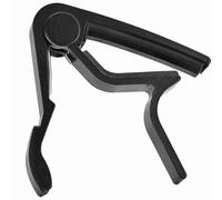 Zunate Sintonizador de Capo de Guitarra Folclórica de Mano, Función de Agarre y Liberación Rápida de Metal Duradero para Músicos (BLACK)