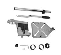 Zunate Soporte de Prensa de Taladro Ajustable para Abrazadera de Banco |43 Mm 38 Mm Collar 60 de Profundidad Columna de Acero Al Carbono Base de Aluminio Herramienta de Reparación de Banco de Trabajo