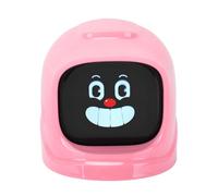 Zunate Tablero de Instrumentos del Automóvil Compañero Emocional Robot de Expresión Divertida Adorno de Consola Central para una Experiencia de Conducción Interactiva ABS 60x60x70 Mm con 52 (Pink)
