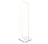 Zunate Tablero de Notas de Acrílico para Computadora, Soporte para Notas Adhesivas de Escritorio Desmontable Portátil, Accesorios de Escritorio de Oficina para Monitor de Computadora Portátil (32*8cm)