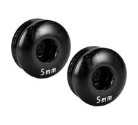 Zunate Tapa de Tornillo Duradera para Pedal de Bicicleta, Rosca M14 de 5MM, Cubierta Fácil de Instalar para Entusiastas del Ciclismo (Black)