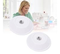 Zunate Tapas de Carrete para Máquina de Coser, 2 Piezas de Tapa de Carrete de Repuesto Aptas para Babylock Serger, Tapa de Pasador de de Plástico para Acolchar Piezas de Bordado