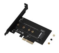 Zunate Tarjeta de Expansión M.2 a PCI-E3.0 X4, M.2 a PCI-E3.0 X4 10000 MB/s Conversor de Conector de Tarjeta de Expansión Llave M para Disco Duro M2 NGFF NVME SSD