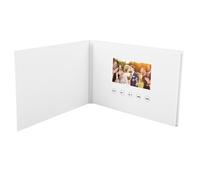 Zunate Tarjeta de Felicitación de Video, 720p HD Custom HD Growering Reproducción Video Folleto Electrónico (Batería de Iones li de 4.3 Pulgadas de 500 mAh)