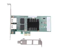 Zunate Tarjeta de Red PCIe Gigabit de Doble Puerto, Adaptador Ethernet de 1 Gbps con Controlador 82571, 2 Puertos RJ45 10 100 1000 Mbps, para Wins, Linux, VMware
