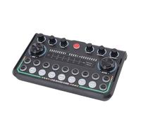 Zunate Tarjeta de Sonido en Vivo, Tablero de Sonido de Sonido de Voz Multi Funcional con Control de Luz Inteligente y 15 Efectos, para el Podcast de Transmisión en Vivo de Grabación de