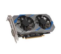 Zunate Tarjeta Gráfica GTX1050TI, 4 GB GDDR5, 1291 MHz, Ranura PCI Express 2.0 16X, Tarjeta de Vídeo PCIE de 128 bits con Ventilador de Refrigeración Dual, HDMI
