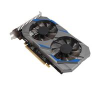 Zunate Tarjeta Gráfica para Juegos GTX1050TI de 4 GB, GDDR5 de 128 bits, HDMI, VGA, Tarjeta de Video GP107 PCIE 2.0 X16 GPU con Ventilador Dual para PC de Escritorio, Soporte para