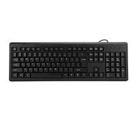 Zunate Teclado con Cable, 104 Teclas Mute Key Board Teclado empresarial USB, Teclas de Alta definición, para computadoras, computadoras portátiles, PC, computadoras de Escritorio
