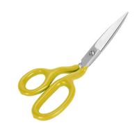 Zunate Tijeras Ergonómicas para Alfombras de Pico de Pato |Tijeras de Corte de Acero Inoxidable de 7,08 Pulgadas para Manualidades de Alfombras con Apliques de Mechones, Color Amarillo (YELLOW)