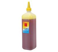 Zunate Tinta de Recarga de Rotulador Reutilizable 200ml Negro |Resistente Al Agua a Base de Aceite, Resistente a la Decoloración para Bolígrafos de Carteles, Manualidades Artísticas (YELLOW)