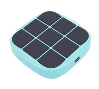 Zunate Toe Bolt Game, Consola de Juegos de Rompecabezas Electrónica 4 en 1 con Flashes de Memoria y Modo de 2 Jugadores, Consola de Rompecabezas Portátil, Silencio para Noches (Cian)