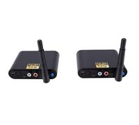 Zunate Transmisor de Sonido Inalámbrico de 5,8 GHz, 48 KHz y 24 bits | Receptor y Transmisor de Sonido de 1 a Muchos Modos, 100M de Largo Alcance con Audio HiFi para Amplificador de Altavoz