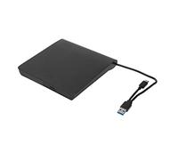 Zunate Unidad de DVD Externa, hasta 5 Gbps de Alta Velocidad USB 2.0 USB 3.0 Caja de Unidad óptica de CD ROM para Unidad de DVD RW SATA de 12,7 Mm y 9,5 Mm, Compatible con Ahorro de Energía
