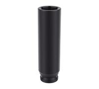 Zunate Vaso de Impacto de 1/2 Pulgada, Hueco Extendido de 120 Mm, Acero de Aleación de Cromo Vanadio Tratado Térmicamente, Vaso de Llave de Impacto Resistente para Sujetadores Empotrados, Reparación