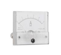 Zunate Voltímetro CC Pequeño y Ligero 0-30 V |Medidor de Panel Analógico 85C1 de Precisión 2,5 para Medición de Experimentos (Medición de corriente 0-5A)