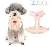 Zunea Arnés de chaleco sin tirones para perros extra pequeños y pequeños, arnés ajustable para cachorros con anillo en D, arnés de chihuahua con forro de malla suave y transpirable, a prueba de