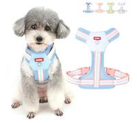 Zunea Arnés de chaleco sin tirones para perros extra pequeños y pequeños, arnés ajustable para cachorros con anillo en D, arnés de chihuahua con forro de malla suave y transpirable, a prueba de