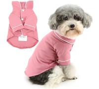 Zunea Camisa de pijama para perros pequeños y medianos, ropa de dormir suave y transpirable de dos patas, ropa para mascotas, color púrpura, talla 4XL