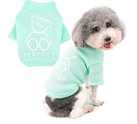 Zunea Jerséis Abrigo de Invierno para Perros Pequeños Suave y Cálido Ropa para Cachorros Clima Frío Sudadera Chaquetas Suéter para Mascotas Gatos Perros Niñas Niños Chihuahua Yorkshire Verde XL