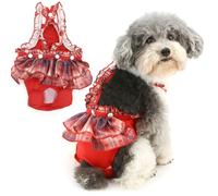 Zunea Pañales lavables para perros pequeños y hembras para perros de talla XS/S, tirantes ajustables, reutilizables, pañales sanitarios para cachorros, lindos pañales para perrito, chihuahua, yorkie
