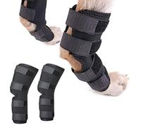 Zunea Protector de Articulación de Rodilla Trasera para Perro 2Pack, Envólvulo de Pata Trasera, Protector Extra de Apoyo, Manga de Compresión para Articulación de Rodilla y Tobillo para