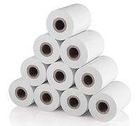 Zunedhys 10 piezas de papel térmico, para móvil de 58 mm y 30 mm, mini impresora térmica, caja registradora, POS, rollo de papel de recibo