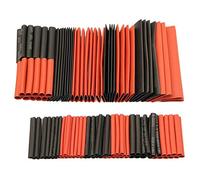 Zunedhys 127 piezas 2: 1 tubo retráctil cable manguera envoltura eléctrica conjunto de conexión