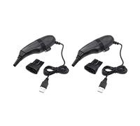 Zunedhys 2 mini USB aspiradora teclado polvo limpiador para portátil PC computadora - oficina familia PC Keybard Cleaner Tool-Negro