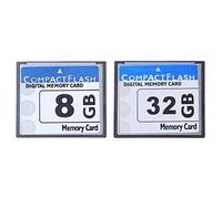 Zunedhys 2 tarjetas de memoria flash compactas profesionales ( y azul) - 8 GB y 32 GB