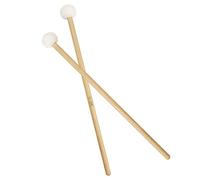 Zunedhys 2 unidades de tambor de doble cabeza para platillos Mallet Soft Hammer Sticks Sticks Sticks de fieltro Martillo de 385 mm
