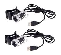 Zunedhys 2X USB 2.0 12 Megapixel HD Camera Web Cam 360 grados con MIC -on para PC de escritorio Skype ordenador portátil, 750034562