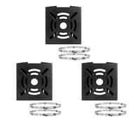Zunedhys 3 soportes universales para montaje en poste vertical para cámara de seguridad CCTV PTZ Dome (A)