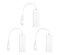 Zunedhys 3 x Mini USB 5 10/100 Mbps RJ45 LAN Ethernet adaptador para PC