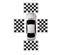 Zunedhys 4 piezas tela de calibración para 360 grados entorno panorámico DVR con perspectiva de pájaro