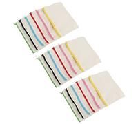 Zunedhys 54 piezas bolsa de maquillaje de lona bolsa de cosméticos multiusos viaje bolsa de aseo bolsa de regalo bolsa de bricolaje vacía con de cremallera