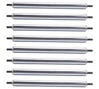 Zunedhys 8 piezas 25 mm x 300 mm rollo transportador rodillo de transmisión de línea de montaje de acero Carboon